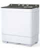 Twin Tub with Built-in Drain Pump XPB65-2288S 26Lbs Semi-automatic Twin Tube Washing Machine for Apartment;  Dorms;  RVs;  Camping and More;  White &