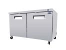 Orikool 60 IN Commercial Refrigerators, Undercounter Refrigerators 18 Cu.Ft with Smooth Casters, 2 Doors, ETL Listed for Restaurants, Cafes, Bars And