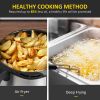 HOMCOM Air Fryer, 1700W 6.9 Quart Air Fryers Oven with Digital Display, 360¬∞ Air Circulation, Adjustable Temperature, Timer and Nonstick Basket for O