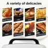 Kitchen White 20 24 26 QT Stainless Steel Chicken Electric Turkey Roaster With See-through Lid