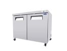 ORIKOOL 48" Commercial Under Counter Freezer 2 Door 14 Cu.ft Undercounter Work Top Freezers ETL Approved